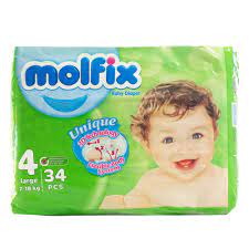 مولفیکس پوشک سایز4 34عددی
