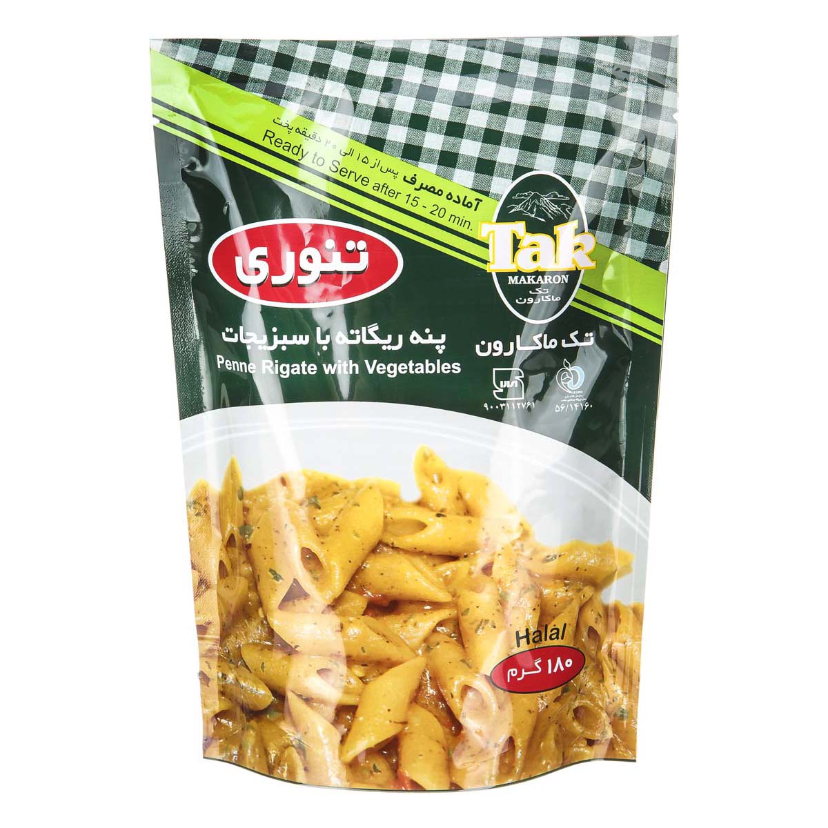 تک پاستا نیمه آماده تنوری 180گ