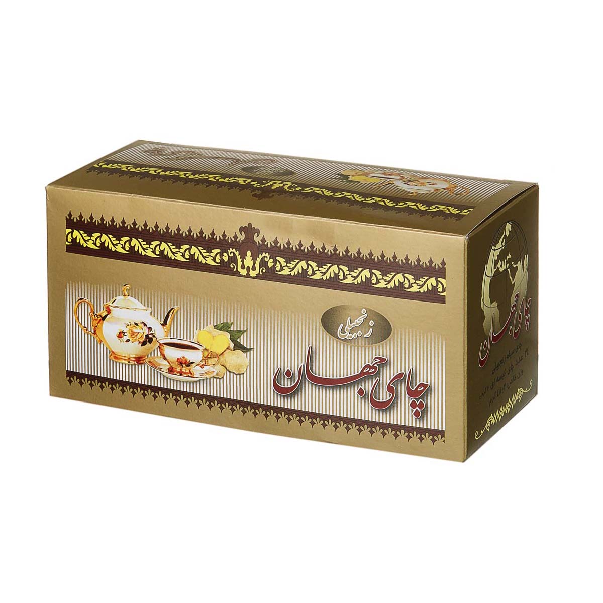 جهان چای تی بگ زنجبیلی 24ع