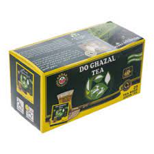 دوغزال چای سبز کیسه ای لفافدار 25ع