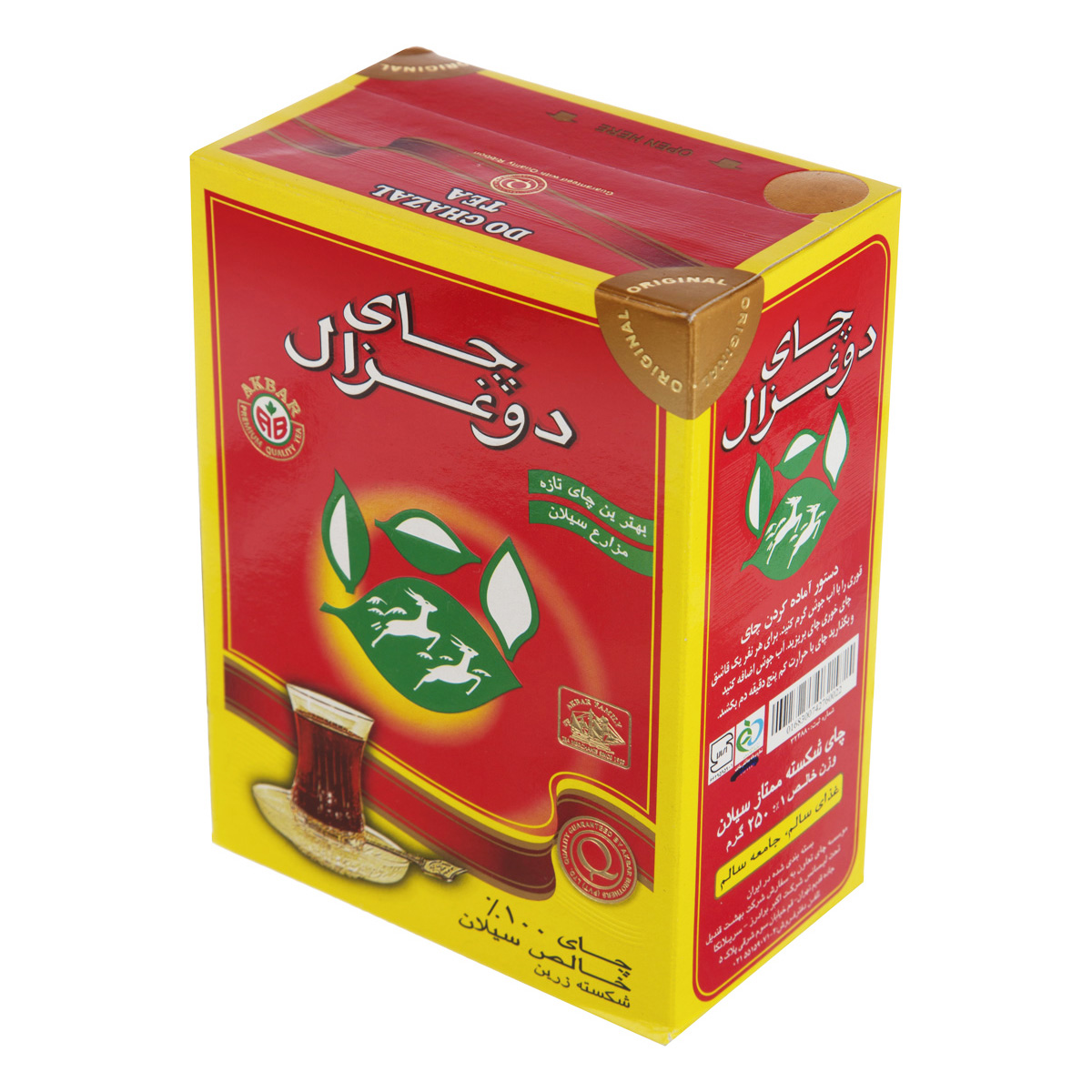 دوغزال چای سیلان ساده 250گ