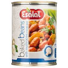 کنسرو لوبیا با قارچ 380  گرمی با درب کلیدی اصالت