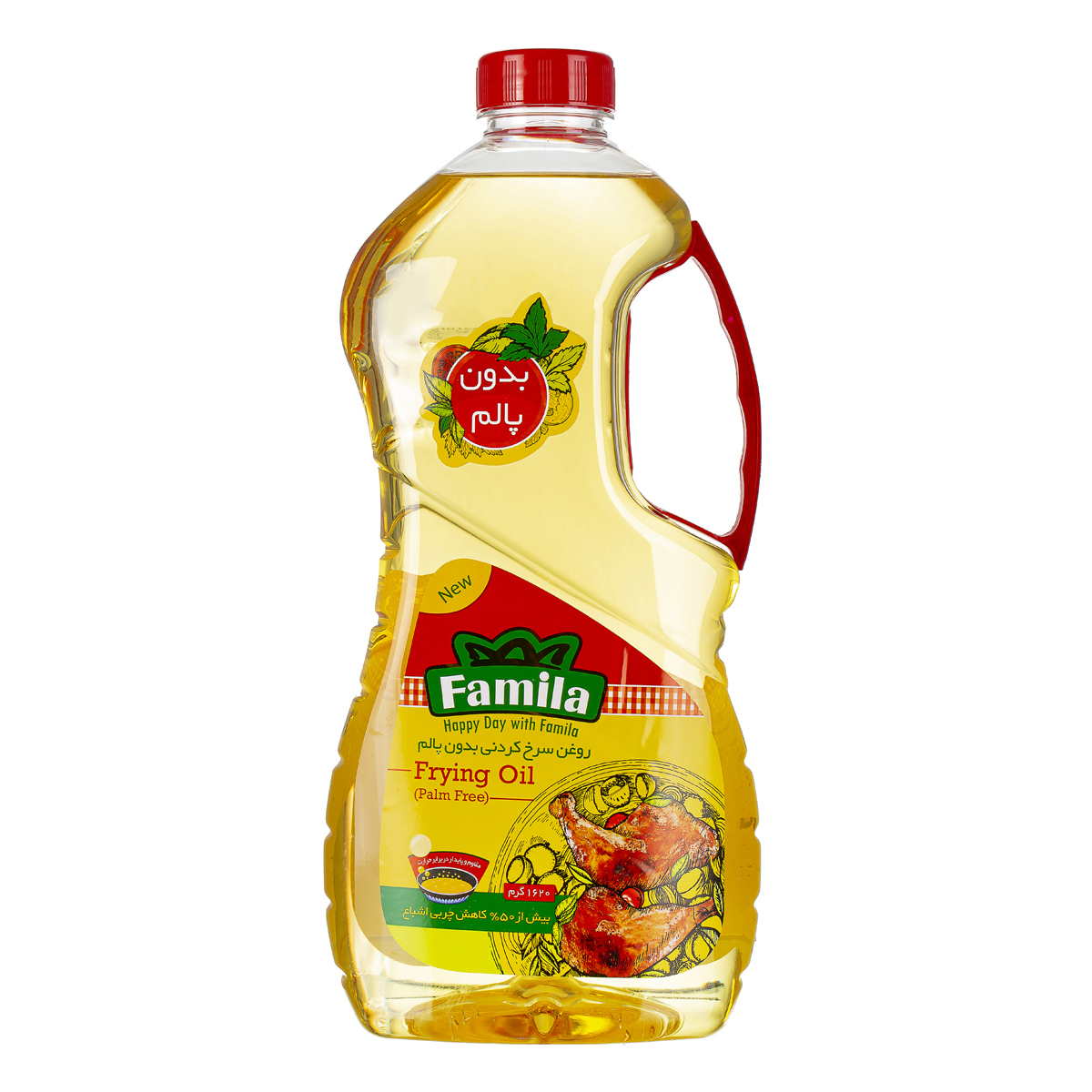 فامیلا روغن سرخ کردنی بدون پالم 1620گ