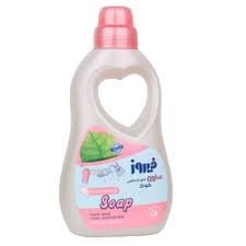 فیروز صابون مایع لباسشویی 1ل صورتی