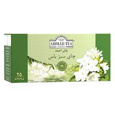 احمد چای تی بگ سبزیاس 25عددی